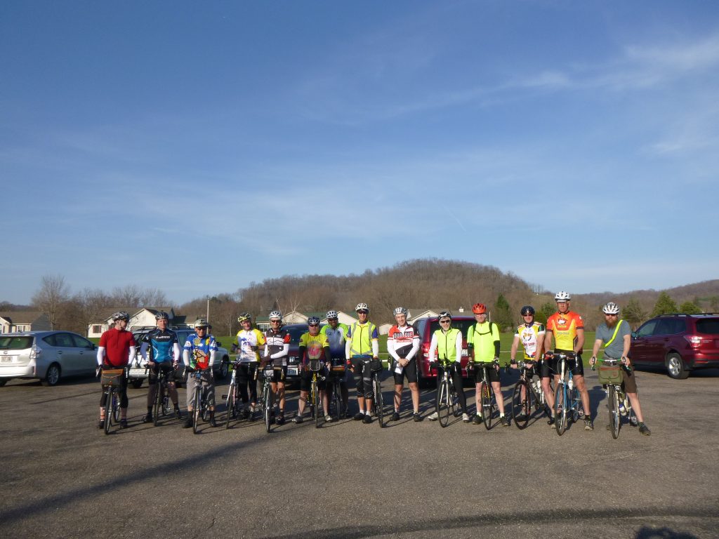 14 Riders at the start